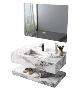 Vente chaude Étanche Double Couche Rock <span class=keywords><strong>Dalle</strong></span> One Piece Bassin Salle De Bains Vanité Convient Pour Appartement Salle De Bains Et Autres - Product Image 1