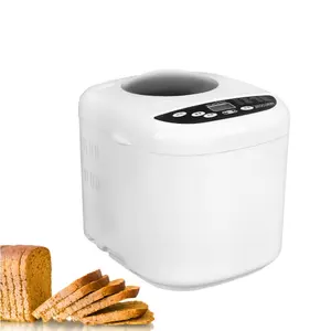 Máquina automática de cozinha para fazer pão, 19 programas/3 controlador de crosta ajustável, 650-900g (1,5lb, 2,0lb), 700w