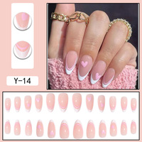 Presse sur les ongles acrylique vente en gros presse sur les ongles avec design tendance presse sur les ongles