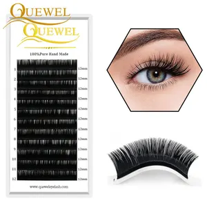 Quewel Best Selling 0.03 Lashes Individual Mink Eyelash Extension And Stable Quality Eyelash Extension Individual For Salon