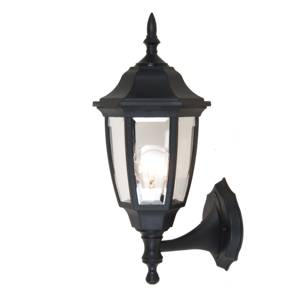 P341 E27 Lampholder Traditional Style IP44 PC Diffuser Waterproof Garden Patio <strong>Coach</strong> Vintage Wall Lantern Outdoor <strong>Light</strong> - Product Image 2
