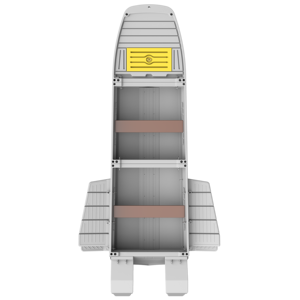 Bote Modular Profesional de Plástico Portátil Versión Engrosada para Pesca al Aire Libre Embarcaciones de Pesca Ensamblables - Product Image 1