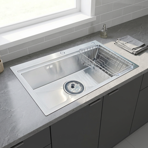 Factory Price Stainless Steel Single Bowl <b>Kitchen</b> <b>Sink</b> High Quality for Restaurant Home Improvement Wholesale Export 2026 - Product Image 1