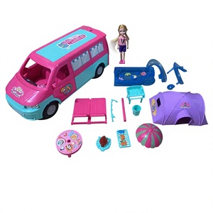 2026 New Toys Products Pretend Play Set for Girls Colorful <strong>Camper</strong> <strong>Van</strong> RV Furniture Accessories DIY Outdoor <strong>Doll</strong> Toy - Product Image 1