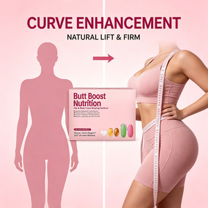 Pilules Butt Boost pour l'amélioration des courbes des hanches, complément alimentaire à base de CoQ10, collagène, maca, pueraria, pour raffermir et lifter le <span class=keywords><strong>corps</strong></span>, kit de 28 jours pour femmes - Product Image 1