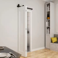 Herrajes para Puertas Plegables Wekis, Kit de Rieles para Puertas Plegables Tipo Granero, para División de Espacios Interiores, Suministro para Contratistas