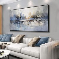 Décoration murale 3D pour la maison, design élégant et tendance, peinture murale pour salon, hôtel, café, boutique, peinture peinte à la main