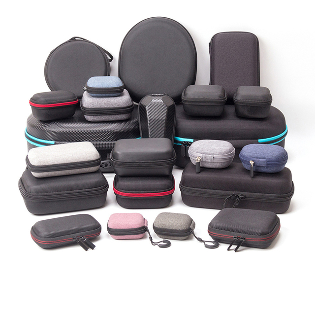 Custom Nylon EVA Hard Shell Carrying Case Waterproof Shockproof Protective Storage Tool Organizer for Digital Gear & Cameras