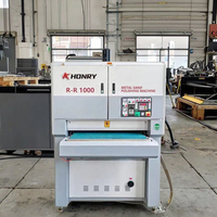 Machine de polissage et de ponçage de plaques métalliques en acier inoxydable Honry RR400 Mini CNC avec contrôle automatique, certifiée ISO CE