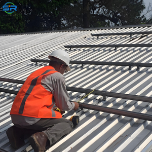 Bảng điều khiển năng lượng mặt trời L chân cho mái thiếc nhôm bảng điều khiển năng lượng mặt trời gắn L chân đứng - Product Image 5