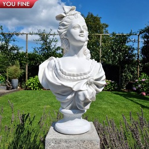 Ornement de manoir Statue de <span class=keywords><strong>buste</strong></span> en <span class=keywords><strong>marbre</strong></span> célèbre antique personnalisée - Product Image 5