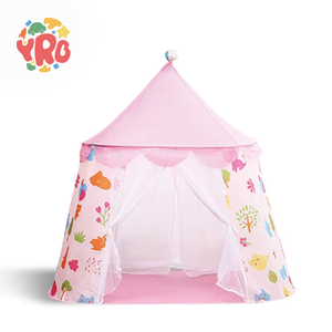 Princess Kid Play Tent House <span class=keywords><strong>Tela</strong></span> suave Actividad al aire libre Playhouse Portable Cartoon Toys Castle para niños - Product Image 1