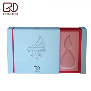 Moderne Luxus UV-beschichtete Pantone Farbe gedruckt Doppels chu blade offene Phantasie Schublade Geschenk box für Parfüm RGD-P1109
