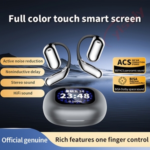หูฟังไร้สายแบบเกี่ยวหู OWS Q16 Pro รุ่น Open Ear รองรับ BT5.4 หน้าจอสัมผัส เหมาะสำหรับเล่นเกม กีฬากลางแจ้ง ทำงาน พร้อมกล่องชาร์จความจุสูง - Product Image 4