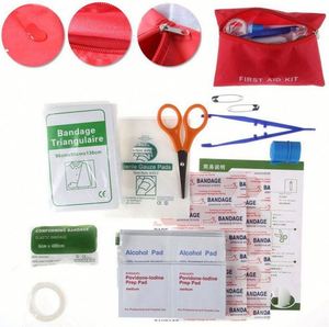 Bolsa de Primeros Auxilios Roja con Cierre, Mini, para Hogar, Oficina, Barco, Camping, Senderismo, Emergencias, Auto, Venta al Por Mayor - Product Image 6