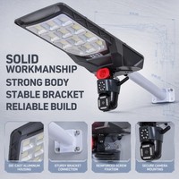 Luminaria Solar Ecológica y Estable para Carreteras con Monitoreo Binocular para Conjuntos de Viviendas