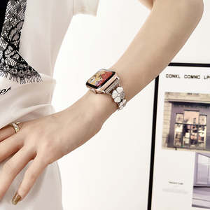 Bracelets pour <span class=keywords><strong>Apple</strong></span> <span class=keywords><strong>Watch</strong></span>, <span class=keywords><strong>bracelet</strong></span> pour femme, <span class=keywords><strong>bijoux</strong></span> élégants, trèfle à quatre feuilles, accessoires, <span class=keywords><strong>bracelet</strong></span> brillant pour fille, <span class=keywords><strong>bracelet</strong></span> pour femme, <span class=keywords><strong>bracelet</strong></span> pour iWatch - Product Image 6