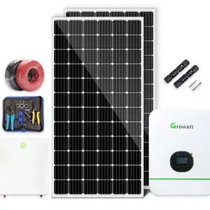 Système solaire domestique 5000W panneau solaire 5KW système d'énergie solaire maison hors réseau système d'énergie solaire