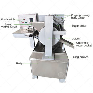 Petit mini bonbon plat dur personnalisé de forme de sucette bâton font la chaîne de production de machine au fabricant - Product Image 3