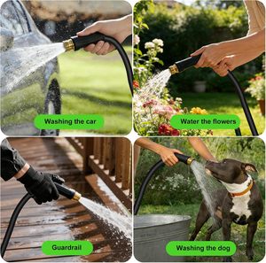 <span class=keywords><strong>Manguera</strong></span> de Jardín No Expandible, Ligera, Flexible, Resistente a la Abrasión, Sin Pliegues, Duradera y Robusta - Product Image 6