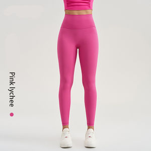 <span class=keywords><strong>Pantalones</strong></span> de yoga para mujeres sin líneas incómodas, cintura alta, levantamiento de cadera, compresión abdominal, secado rápido, alta elasticidad, desnudo - Product Image 1