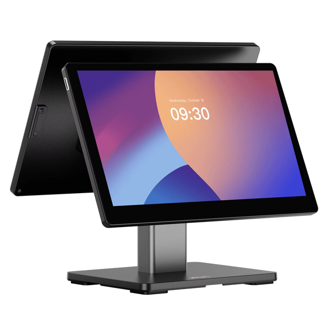 Android 11 Touch POS Machine 15.6" Display Integrated Printer + NFC + QR Code Bluetooth5.2/Wi-Fi 6 Cortex-A55 CPU 1 Year