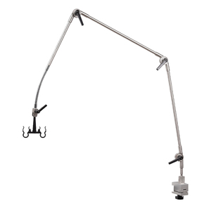 Ventilateur de transport médical WEIYE avec bras articulé à 3 membres, support de tube de 12 mm de diamètre, circuit respiratoire, <span class=keywords><strong>chariot</strong></span> d'hôpital - Product Image 1