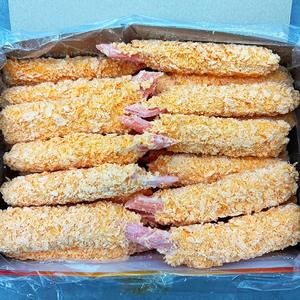 Aperitivo de Mariscos Pre-fritos, Palitos de <span class=keywords><strong>Cangrejo</strong></span> Procesados, Patas de <span class=keywords><strong>Cangrejo</strong></span> Empanizadas Congeladas, Paquete a Granel, Comida Preparada, OEM Disponible - Product Image 4