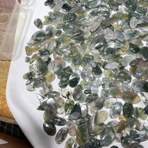 หินอาเกตธรรมชาติอัญมณีทรงวงรีตัดเป็นทรงอัญมณีหลวมสำหรับทำเครื่องประดับ - Product Image 4