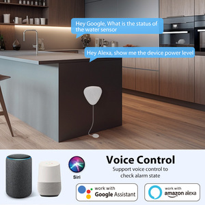 Détecteur <span class=keywords><strong>de</strong></span> fuite d'eau intelligent KONLEN ABS, <span class=keywords><strong>capteur</strong></span> Zigbee Tuya, application Smart Life, alarme 85 dB, système <span class=keywords><strong>de</strong></span> sécurité domestique, cuisine - Product Image 6
