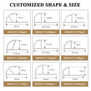 Decoraciones <span class=keywords><strong>de</strong></span> Pared Modernas con Molduras <span class=keywords><strong>de</strong></span> Aluminio Pulido para Sala <span class=keywords><strong>de</strong></span> Estar, Apartamento, Perfiles <span class=keywords><strong>de</strong></span> Esquina para Azulejos <span class=keywords><strong>de</strong></span> Cerámica, Duraderos e Impermeables, <span class=keywords><strong>Ringo</strong></span> - Product Image 6