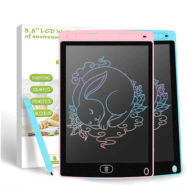LCD Writing Tablet 8.5 Inch Kids Digital Electronic Graphic Drawing Boards Graffiti Board Scribbler Pad