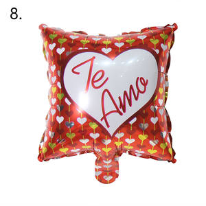 Globo de Aluminio de 10 Pulgadas con Diseño de San Valentín Español, Globo de Aluminio para Fiestas, Té Español, Feliz Cumpleaños, Envío Directo - Product Image 4