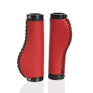 RIDERACE-Couverture de guidon de scooter de ville, en fibre de cuir, antidérapant, poignée de vélo <span class=keywords><strong>vtt</strong></span>, 1 paire - Product Image 4