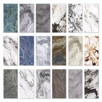 Panneau mural en PVC imperméable en marbre UV sur mesure de 3 mm 5 mm pour l'intérieur, feuille de marbre UV en plastique