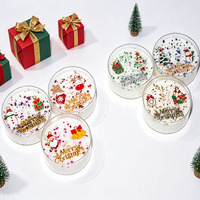 26 Jahre alte Original-Weihnachtskerze, handgegossen aus Sojawachs, im Becherdesign, handgefertigt, festliche Dekoration, jetzt erhältlich für die Weihnachtszeit