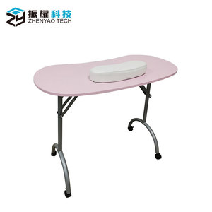 Carrito plegable para manicura de uñas, mesa de viaje, MT-005 - Product Image 1