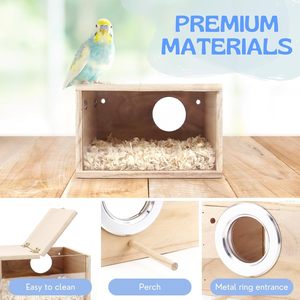 Ama-Zon Hot Verkoop Box Tentoonstelling Coop Volière Voor Boxe Ladekast Duif Vogelkooi Houten Kisten Voor Duiven Kooi - Product Image 3