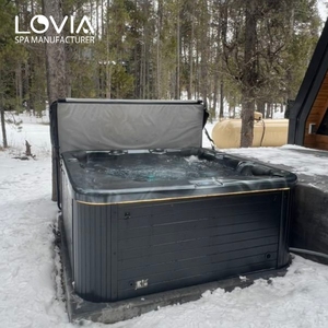 Spa <span class=keywords><strong>de</strong></span> <span class=keywords><strong>Luxe</strong></span> Extérieur pour 6 Personnes en Acrylique avec 1 Chaise Longue et 5 Sièges – <span class=keywords><strong>Jacuzzi</strong></span> Familial pour Jardin – Vente en Gros - Product Image 6