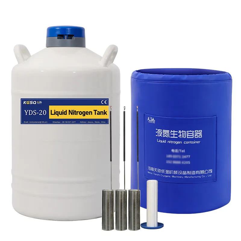 Cryogenic Tank 20 Liter Liquid Nitrogen Container Yds 20L Tanque Nitrogen Liquid