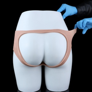 NNSX New Silicone Male Strap on Hollow Penis Extend Sleeve Panties Inner Hollow <b>Dildo</b> Pant for Men Delay Ejaculation Adult Toy - Product Image 5
