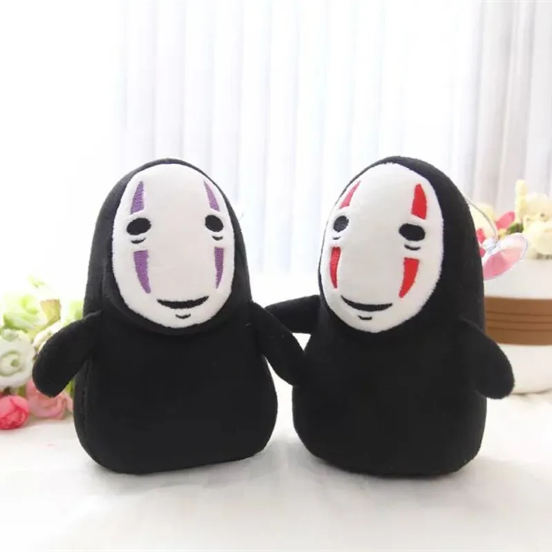 15センチメートルFaceless Man No Face Plush Pendant No Face Ghost Kaonashi Stuffed Plush Toys DollためChildren Kids Gift
