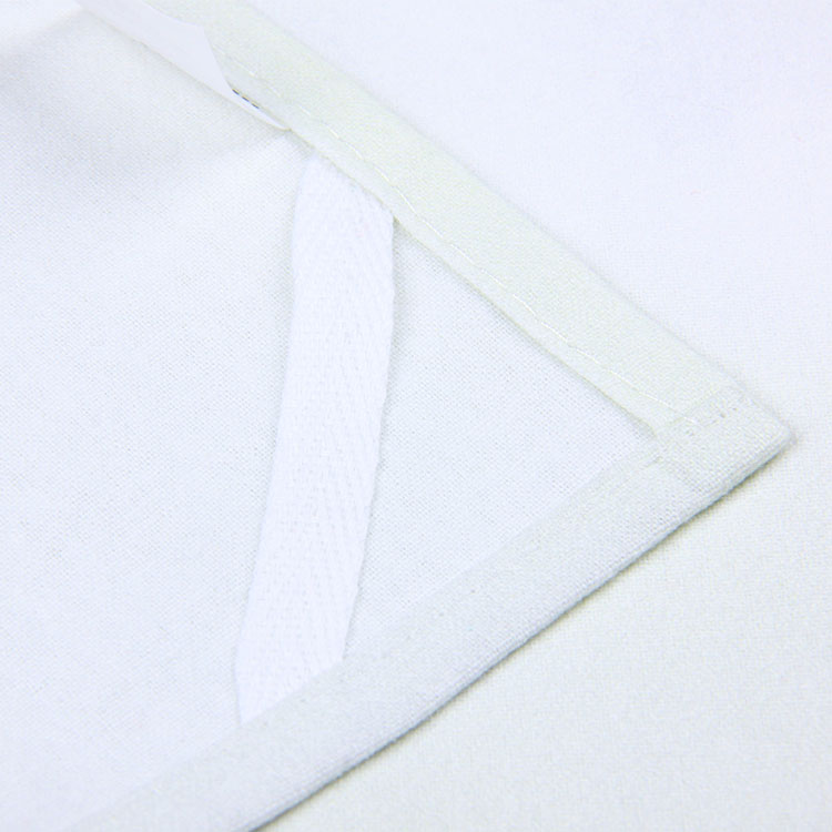 Home decorative print 100% cotton kitchen tea towel with hanging loop by BSCI BCI Oeko tex