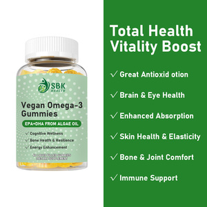 OEM ODM Vaginal <b>Omega</b> <b>3</b> <b>Gummies</b> with Total Carbohydrate Support Memory and Focus Support Immune Health <b>Gummies</b> - Product Image 3