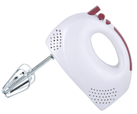 Batteur électrique 400W 5 vitesses Turbo |   Bouton d'éjection |   Batteurs et crochets à pâte chromés |   Corps en ABS | Couleur personnalisée |   Certifié CE GS