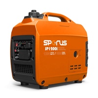 Professioneller Geräuscharmer Luftgekühlter 4-Takt Benzin-Inverter-Generator 100V 1200W Tragbare Notstromversorgung