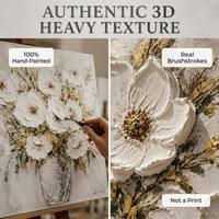 Peinture à l'huile personnalisée peinte à la main sur toile, 100 % artisanale, art mural texturé, décoration abstraite pour la maison, échantillon disponible