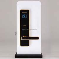 Tarjeta de llave inteligente Rfid para hotel, sistema de bloqueo de puerta de hotel, cerradura de puerta de habitación de hotel con sistema de software de gestión
