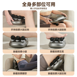 ปืนนวดหัว 6 หัว มอเตอร์ไร้แปรงถ่าน 1200-3200 รอบต่อนาที ชาร์จ USB ได้ สำหรับขา หลัง เอว - Product Image 3