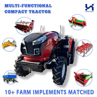 Tracteur agricole 4x4 chinois économique 50-100 CV avec rétrocaveuse et chargeur frontal – Prix compétitif